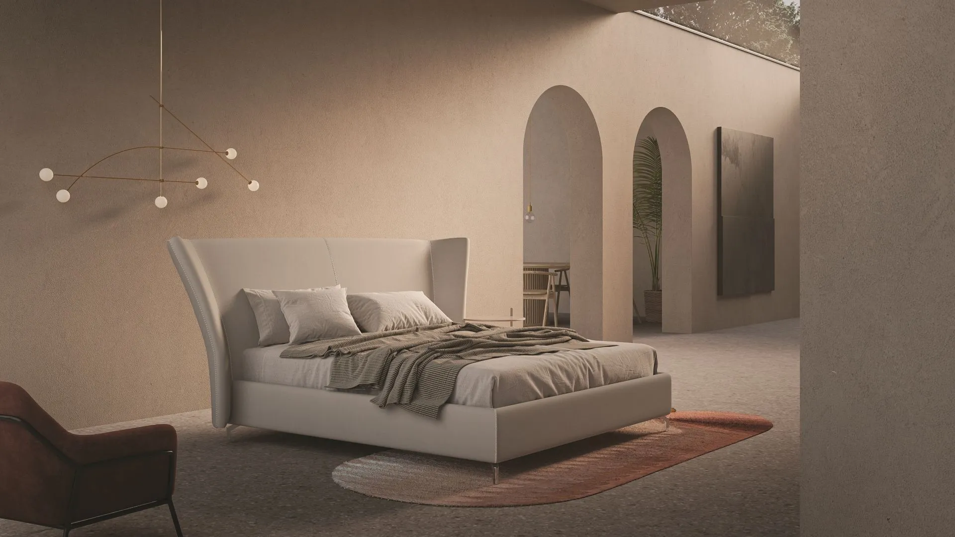 Letto Giselle Plain Lanuit