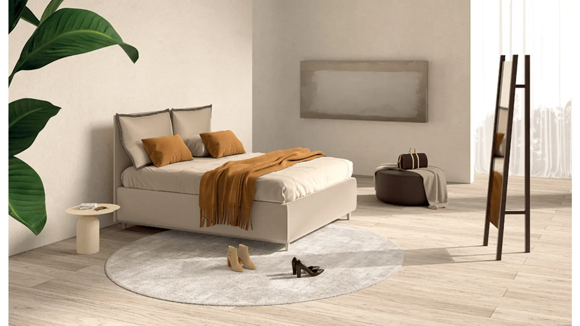 letto con contenitore salvaspazio