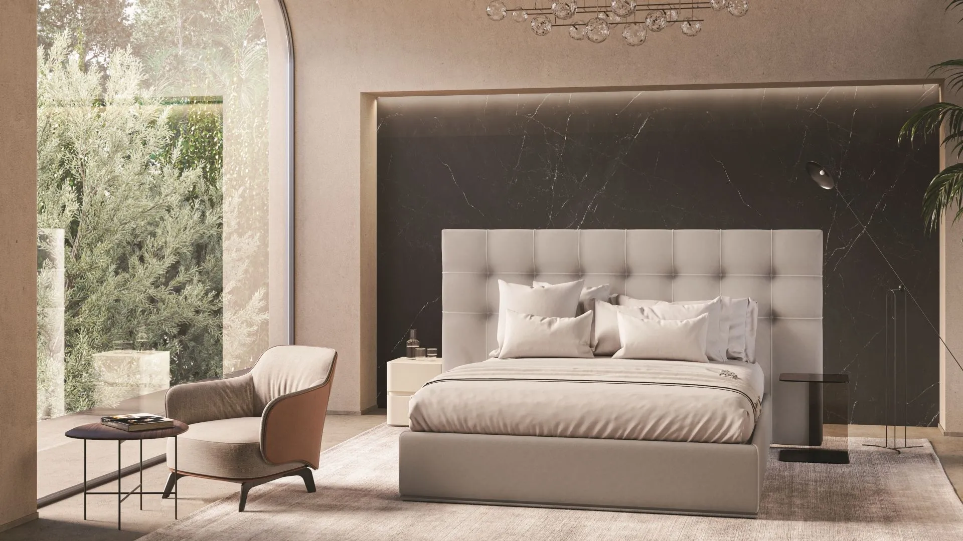 Letto Malika Large Lanuit